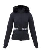 Matchesfashion.com Goldbergh - Hida Faux Fur-trimmed Quilted Down Jacket - Womens - Black