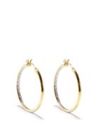 Ladies Fine Jewellery Yvonne Lon - Diamond & 9kt Gold Hoop Earrings - Womens - Yellow Gold