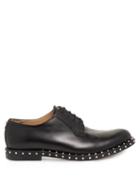 Valentino Micro Rockstud Leather Derby Shoes