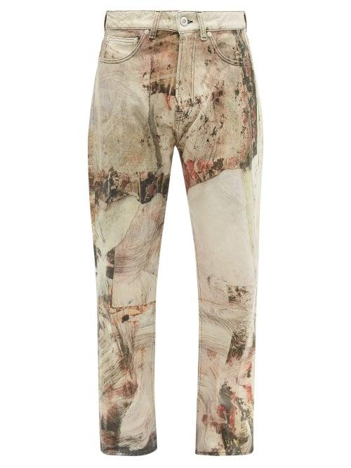Matchesfashion.com Our Legacy - Third Cut Printed Wide-leg Jeans - Mens - Multi