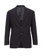Matchesfashion.com Thom Sweeney - Single Breasted Wool Blend Jacket - Mens - Navy