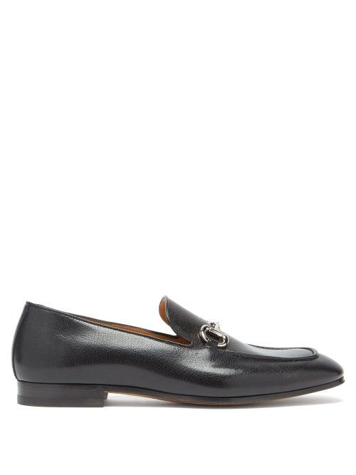 Matchesfashion.com Gucci - Donnie Horsebit Leather Loafers - Mens - Black