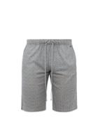 Matchesfashion.com Hanro - Mosaic Print Cotton Pyjama Shorts - Mens - Grey Multi