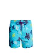 Vilebrequin Moorea Tortues-print Swim Shorts