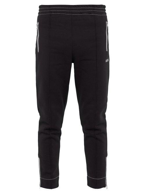 Matchesfashion.com Ami - Logo Embroidered Track Pants - Mens - Black
