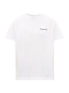 Matchesfashion.com 7 Moncler Fragment - Logo Print Cotton T Shirt - Mens - White