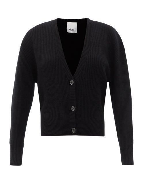 Matchesfashion.com Allude - Dropped-sleeve Cashmere Cardigan - Womens - Black