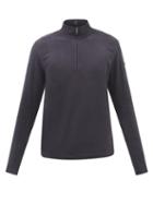 Bogner - Harrison Zip-neck Fleece Mid-layer Top - Mens - Navy
