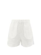 Belize - Miller Linen-voile Shorts - Womens - Ivory