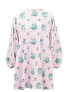 Matchesfashion.com Emilia Wickstead - Neilson Rose-print Cotton-blend Dress - Womens - Pink Multi