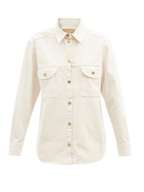 Blaz Milano - Nariida Maya Denim Shirt - Womens - White