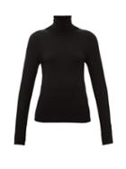 Matchesfashion.com Dolce & Gabbana - Roll-neck Jersey Sweater - Womens - Black