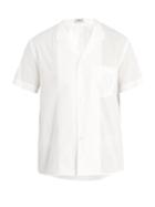 Commas Notch-lapel Chest-pocket Cotton Shirt