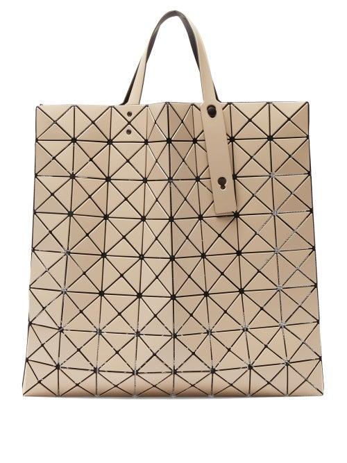 Matchesfashion.com Bao Bao Issey Miyake - Lucent Large Matte Pvc Tote Bag - Womens - Beige