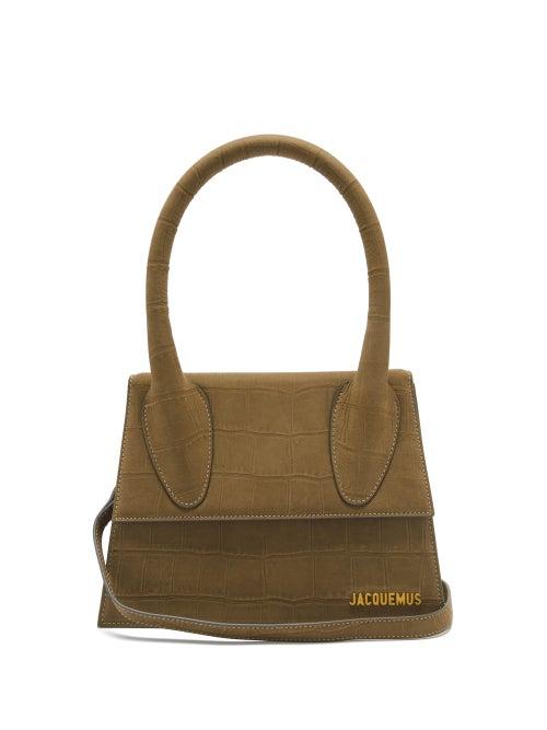Matchesfashion.com Jacquemus - Le Grand Chiquito Croc-embossed Cross-body Bag - Womens - Beige