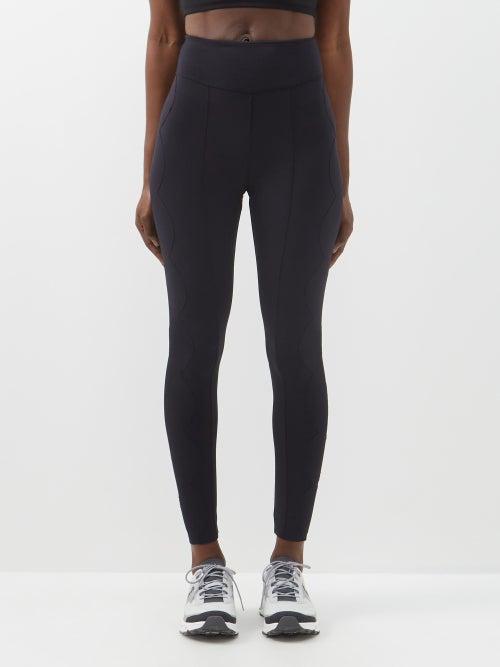 Marysia Sport - Chris Basketweave-jersey Leggings - Womens - Black