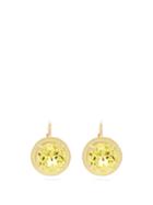Matchesfashion.com Alison Lou - Lab-sapphire, Enamel And 14kt Gold Drop Earrings - Womens - Yellow