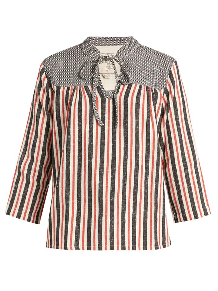 Ace & Jig Constance Striped Cotton Top