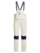 Matchesfashion.com Perfect Moment - Isola Suspender Kick Flare Ski Trousers - Womens - White Multi