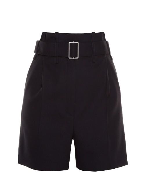 Balenciaga Paperbag-waist Shorts