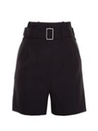 Balenciaga Paperbag-waist Shorts
