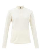 Matchesfashion.com Bogner - Madita Zipped High-neck Fleece Jacket - Womens - Cream
