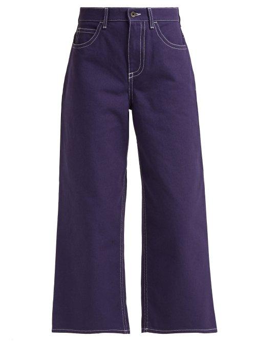 Matchesfashion.com Marni - High Rise Wide Leg Jeans - Womens - Denim