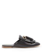 Tod's Fringe And Tassel Leather Slip-on Loafers