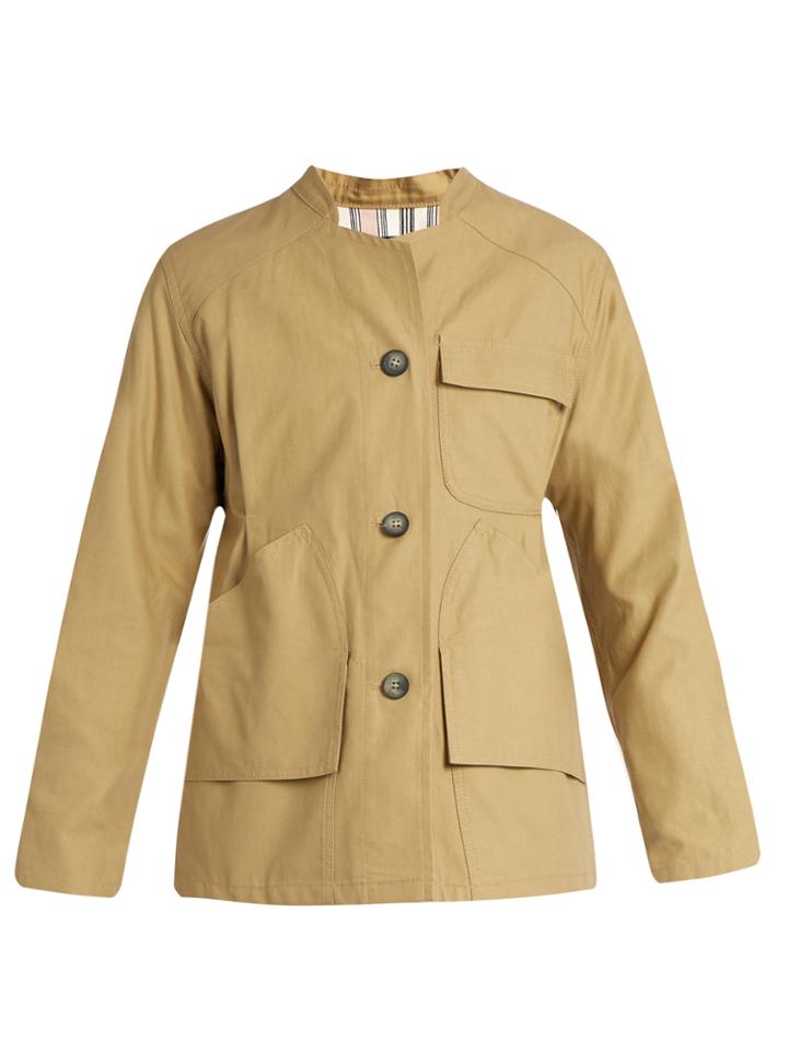 Isabel Marant Sasha Patch-pocket Gabardine Jacket