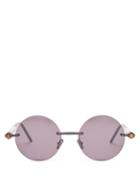Kuboraum - P50 Round Sunglasses - Mens - Grey