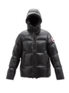 Canada Goose - Crofton Hooded Quilted Down Coat - Mens - Black