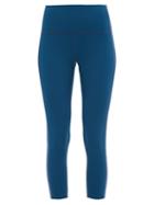 Matchesfashion.com Lndr - Lightyear Cropped Leggings - Womens - Blue