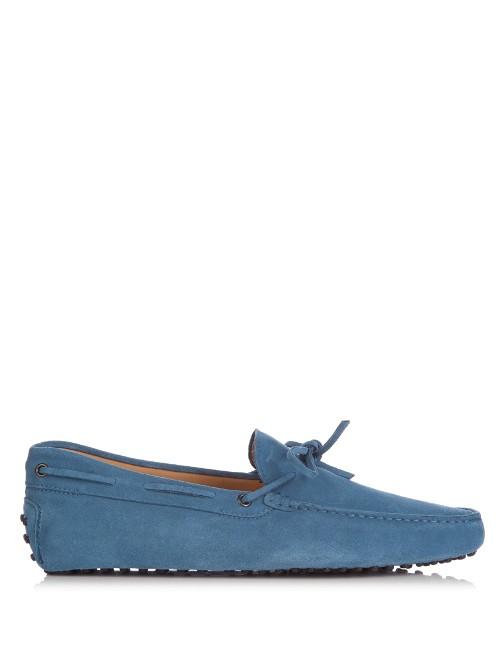 Tod's Laccetto Suede Driving Shoes