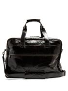 Matchesfashion.com Marc Marmel - Midi Marc Cracked Leather Holdall - Mens - Black