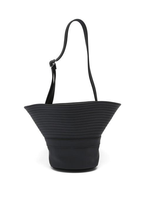 Matchesfashion.com Mm6 Maison Margiela - Rainhat Canvas Bucket Bag - Womens - Black