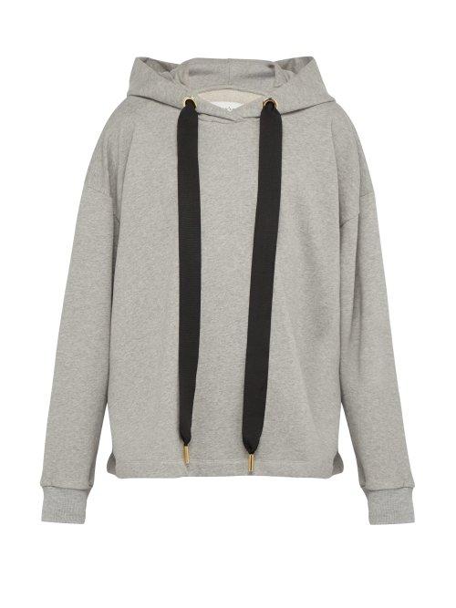 Matchesfashion.com Marques'almeida - Relaxed Cotton Jersey Hooded Sweatshirt - Mens - Grey