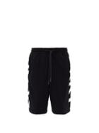 Matchesfashion.com Burberry - Fawnley Logo-print Cotton-jersey Shorts - Mens - Black