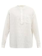 Mens Rtw Smr Days - Jondal Checked Cotton-blend Shirt - Mens - Cream
