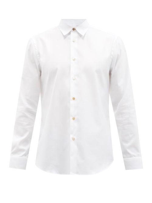 Paul Smith - Cotton-poplin Shirt - Mens - White