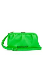 Matchesfashion.com Balenciaga - Cloud Xs Leather Cross-body Bag - Womens - Green