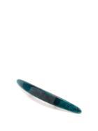 Matchesfashion.com Cult Gaia - Oversized Marble Acetate Hair Clip - Womens - Blue