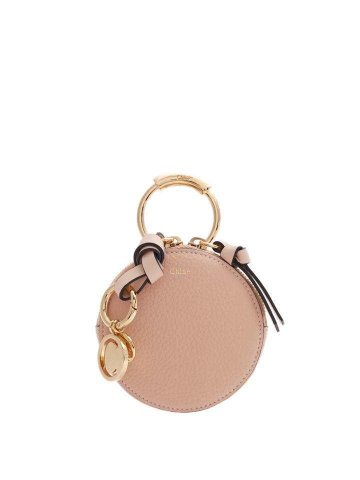 Chloé Round Mini Leather Coin Purse