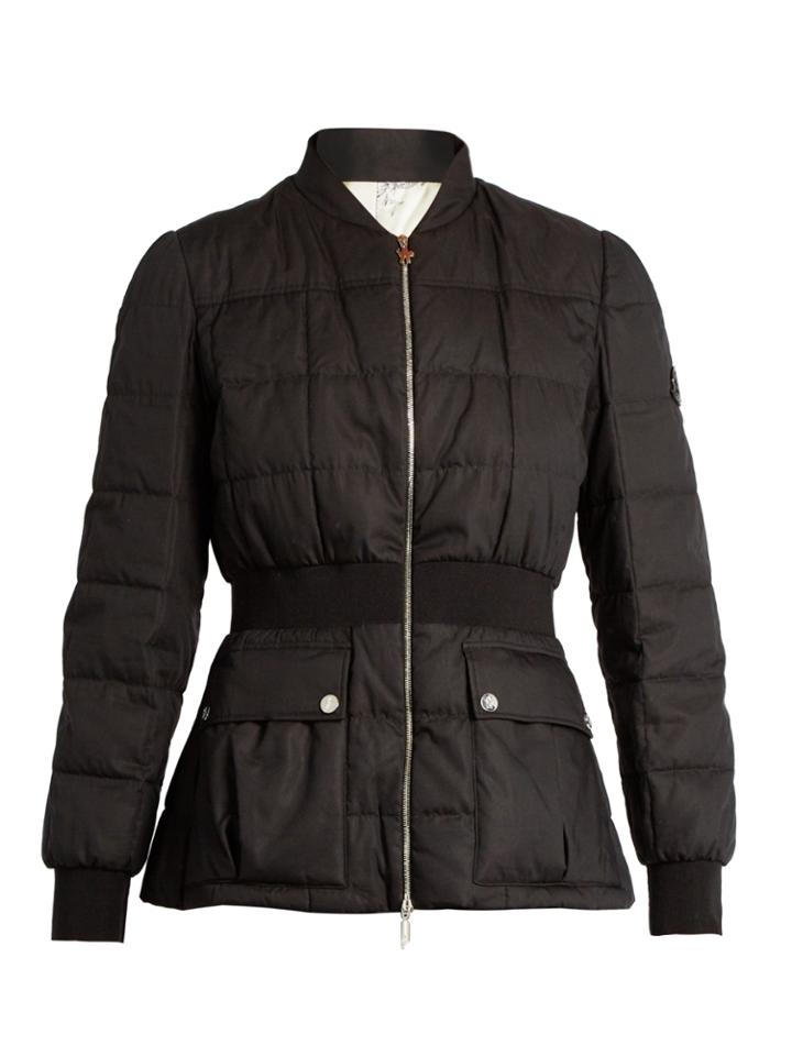 Moncler Gamme Rouge Sonora Cotton And Silk-blend Quilted Down Jacket