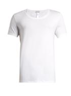 Matchesfashion.com Hanro - Stretch Cotton Jersey T Shirt - Mens - White