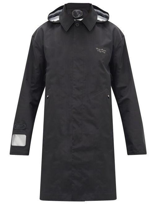 Matchesfashion.com Undercover - Hooded Photography-print Raincoat - Mens - Black