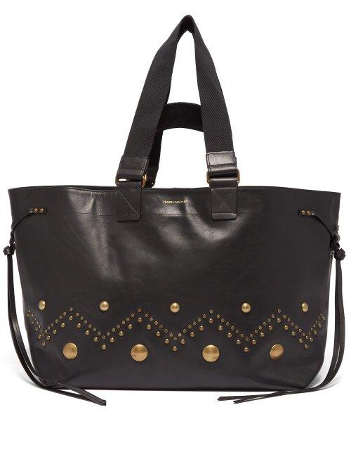 Matchesfashion.com Isabel Marant - Wardy Leather Tote - Womens - Black