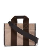 Rue De Verneuil - Traveller Xs Oxford-canvas Tote Bag - Womens - Beige