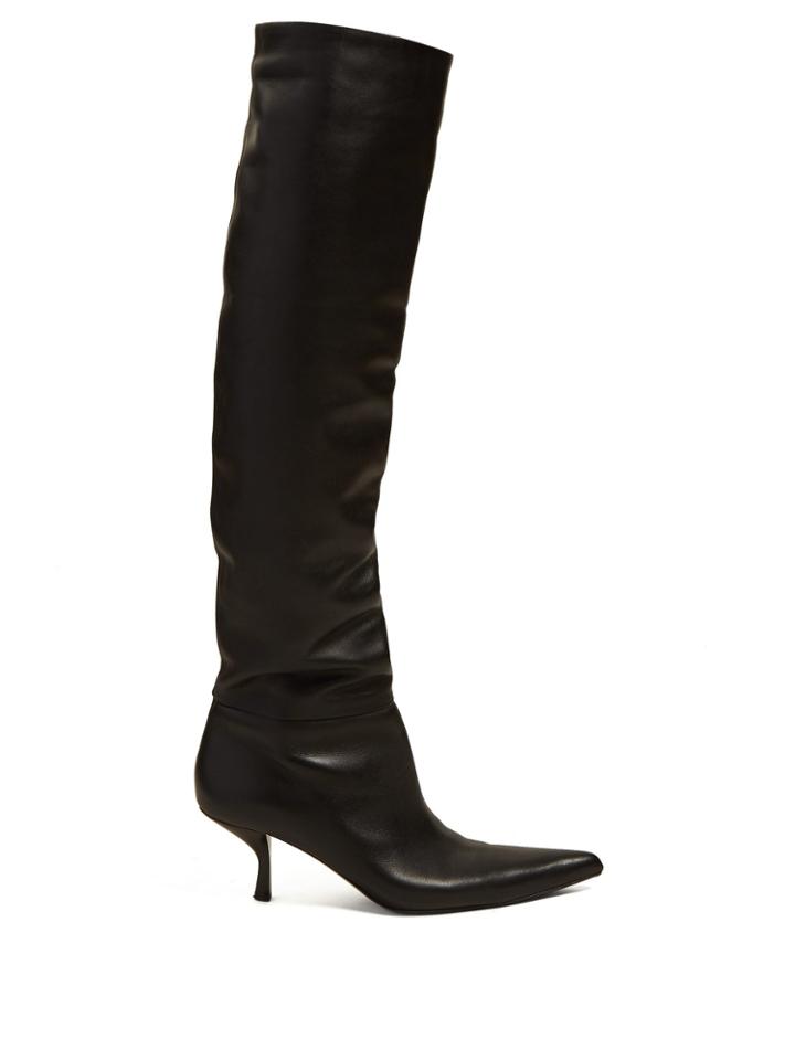 The Row Bourgeoisie Leather Boots