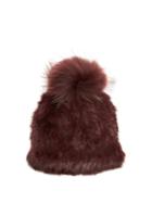 Yves Salomon Pompom-embellished Mink And Rabbit-fur Hat