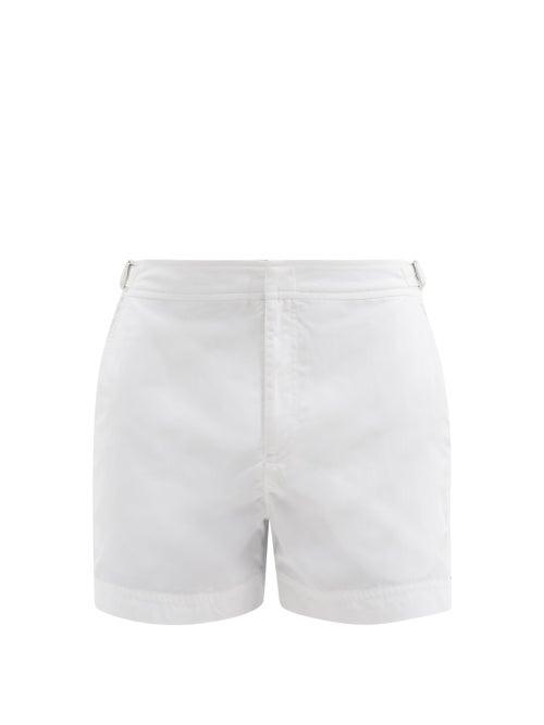 Matchesfashion.com Orlebar Brown - Springer High-cut Swim Shorts - Mens - White